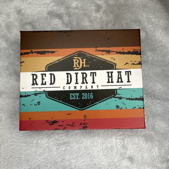 Red Dirt Hat Co Bifold Wallet Genuine Leather Southwest Aztec Embossed Design - Picture 9 of 10